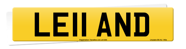 Registration number LE11 AND